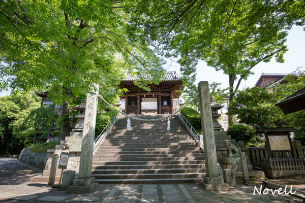 阿智神社の門